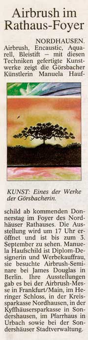 Zeitungsausschnitt